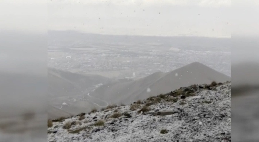 Erzurum beyaza büründü