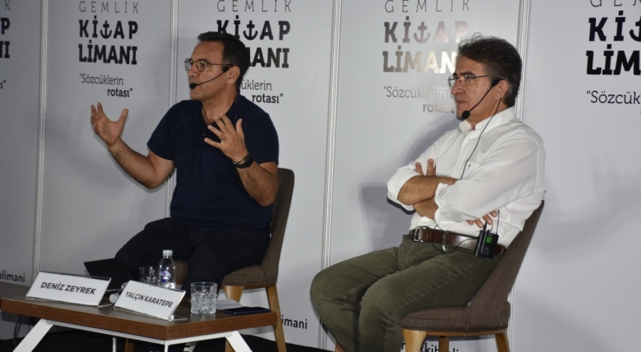 Deniz Zeyrek ve Yalçın Karatepe Bursa'da kitapseverlerle buluştu