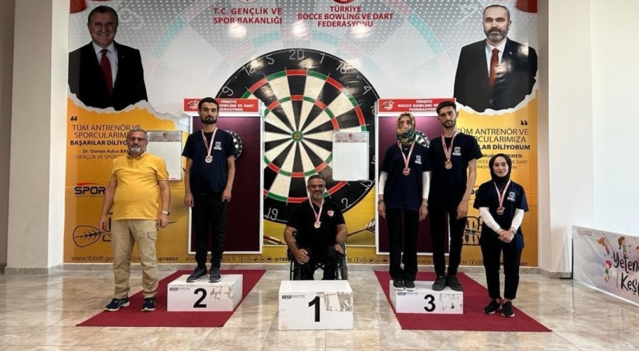 Bursa Engelsiz Dart Takımı ilk 5'te yer aldı