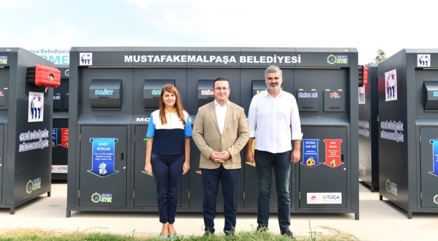 Bursa'da Mustafakemalpaşa'ya yeni sıfır atık ekipman desteği