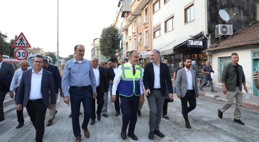 Bursa İnegöl'de yollar yenileniyor