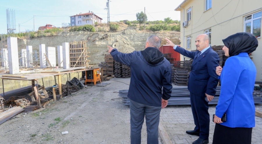 Bursa Valisi Mahmut Demirtaş Harmancık'ı ziyaret etti