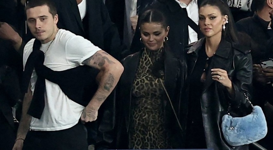 Selena Gomez yakın arkadaşları Beckham çiftiyle maçta