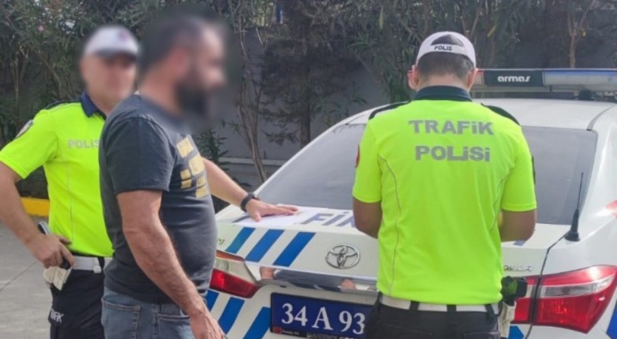 Drif atan sürücüye 20 bin 342 TL ceza