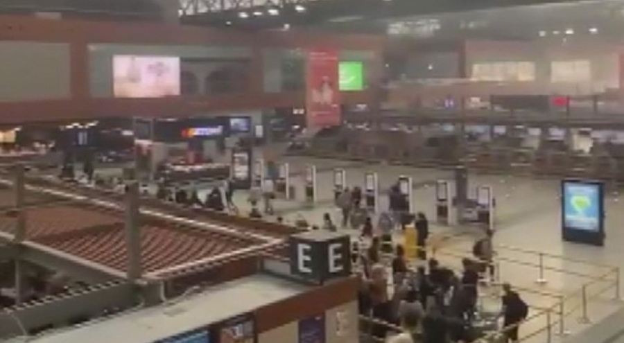 Sabiha Gökçen'deki duman korkuya neden oldu