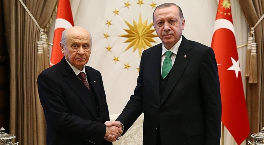 Cumhurbaşkanı Erdoğan, Bahçeli ile görüşüyor