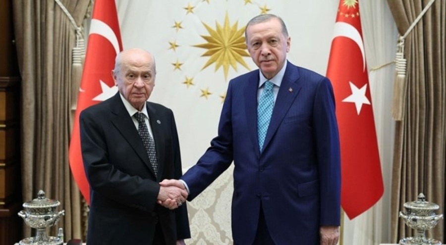 MHP lideri Bahçeli ile Erdoğan'ın görüşmesi sona erdi