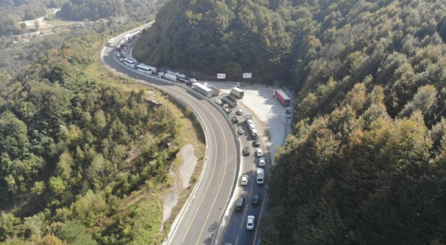 Bolu Dağı'nda ulaşım engeli