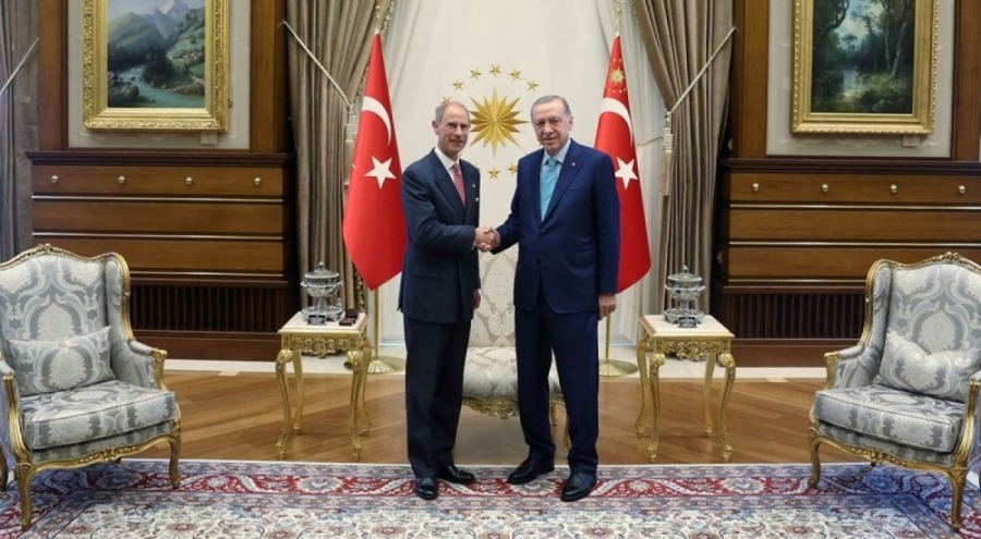 Birleşik Krallık Edinburgh Dükü Prens Edward Erdoğan ile görüştü
