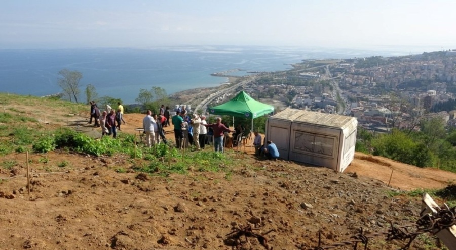 Deniz manzaralı mezar için birbirine girdiler: Bir kişi hastanelik oldu