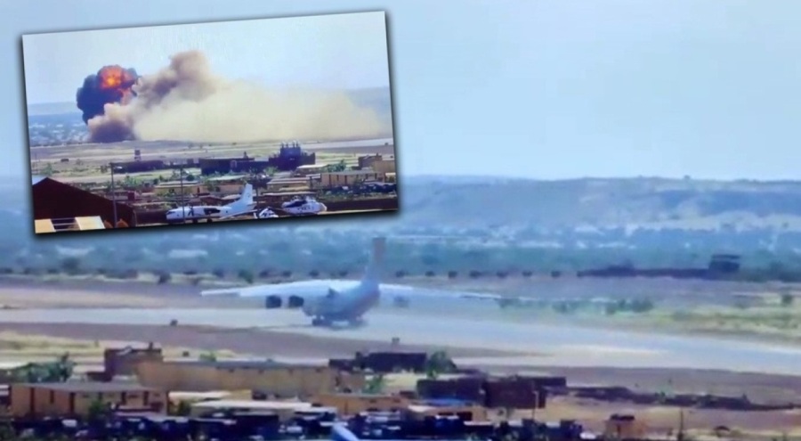 Wagner'e ait askeri uçak alev alev yandı: 140 kişi hayatını kaybetti