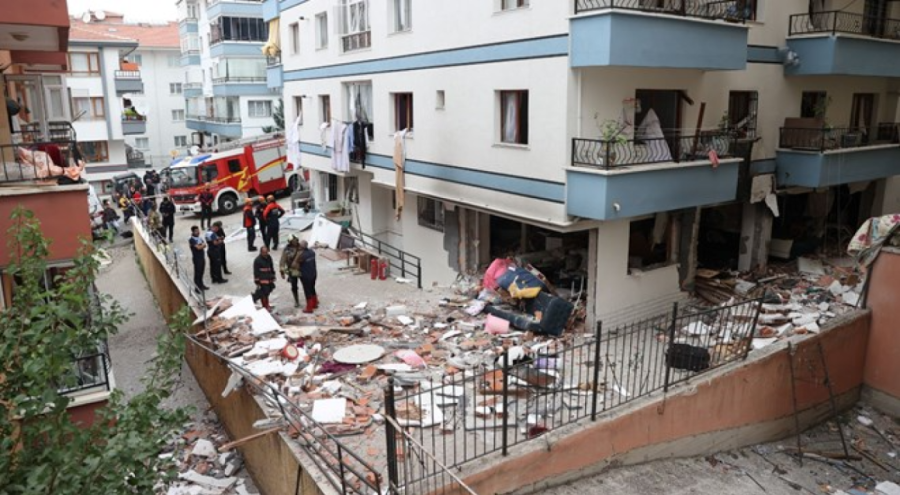 Ankara'da doğalgaz patlaması: 1 kişi yaşamını yitirdi