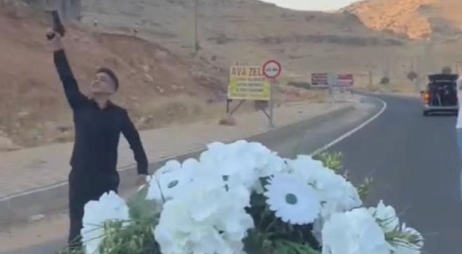 Kalaşnikoflu düğün konvoyu tehlike saçtı!