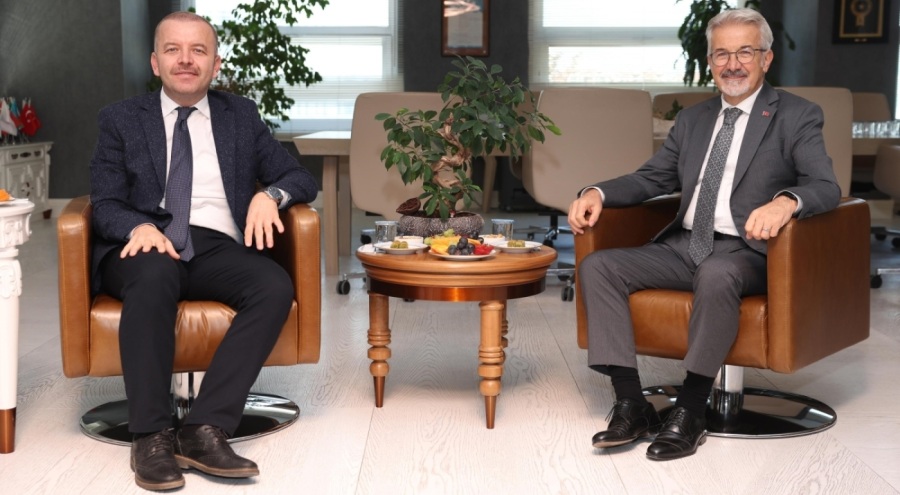 Nilüfer İlçe Kaymakamı Murat Süzen'den, Başkan Turgay Erdem'e ziyaret