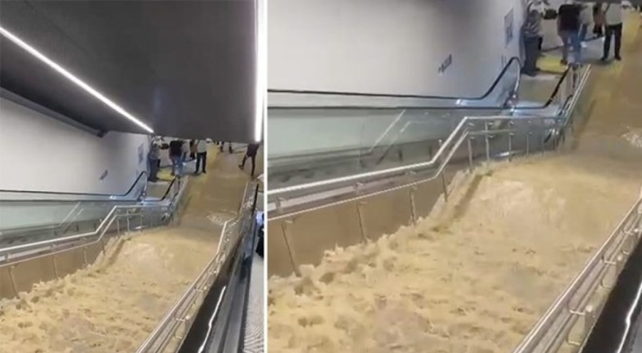 Pendik'te sel nedeniyle metro kapandı