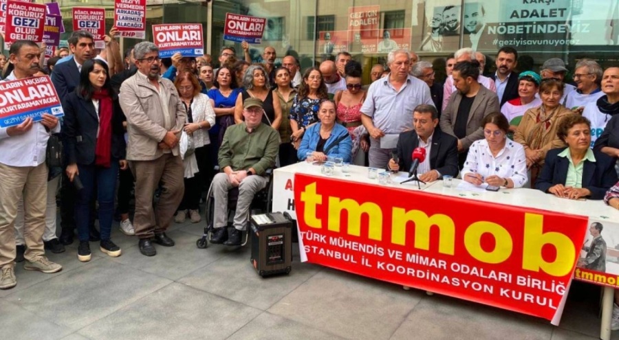 TMMOB, Yargıtay'ın Gezi kararını protesto etti!