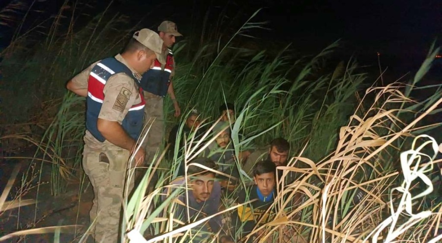 Kilis'te 7 kaçak göçmen yakalandı