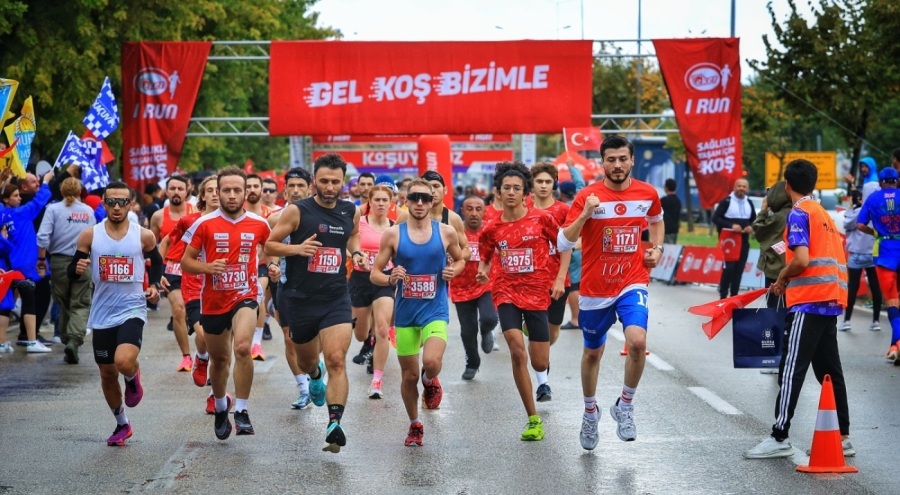 Bursa'da 10. Eker I Run koşusu yapıldı