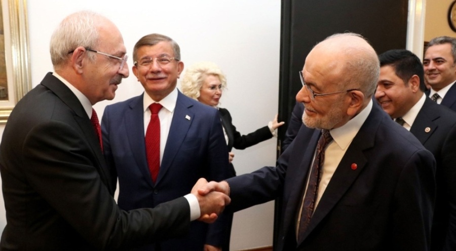 Davutoğlu ve Karamollaoğlu'ndan, Kılıçdaroğlu'na ziyaret!