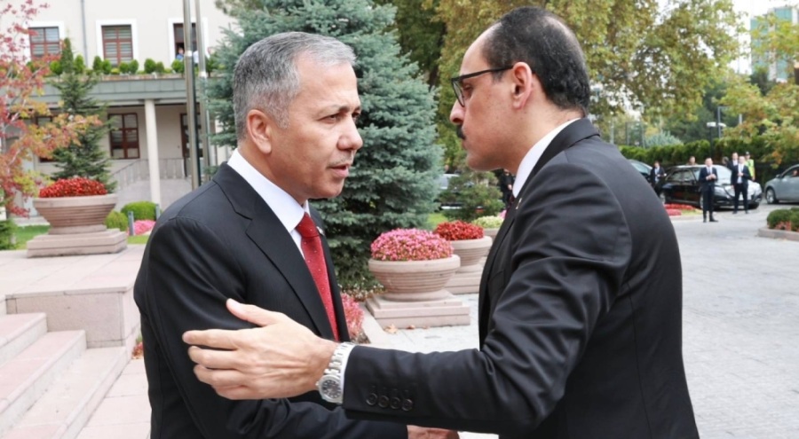 İbrahim Kalın'dan, Bakan Yerlikaya'ya "geçmiş olsun" ziyareti