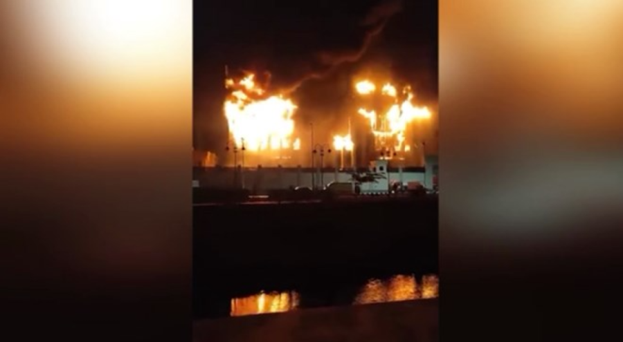 Mısır'da emniyet müdürlüğünde yangın: Çok sayıda yaralı