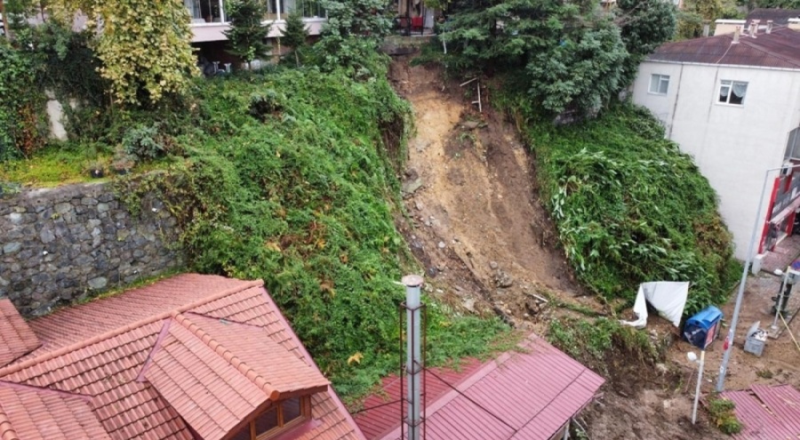 Trabzon'da su baskını ve heyelan: Çok sayıda kişi tahliye edildi
