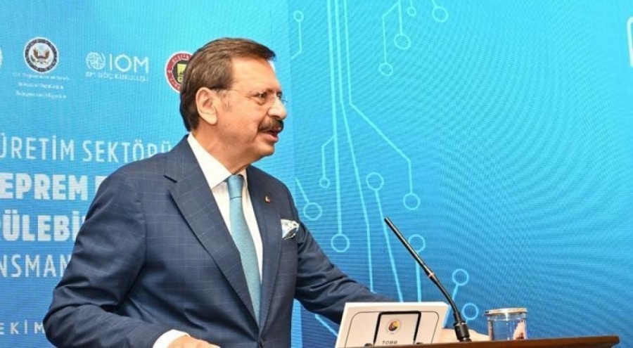 Hisarcıklıoğlu: Depremin istihdama en olumsuz etkisi Hatay'da oldu