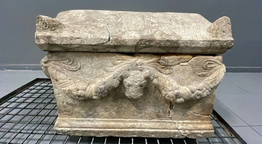 Isparta'da bebek lahdi bulundu