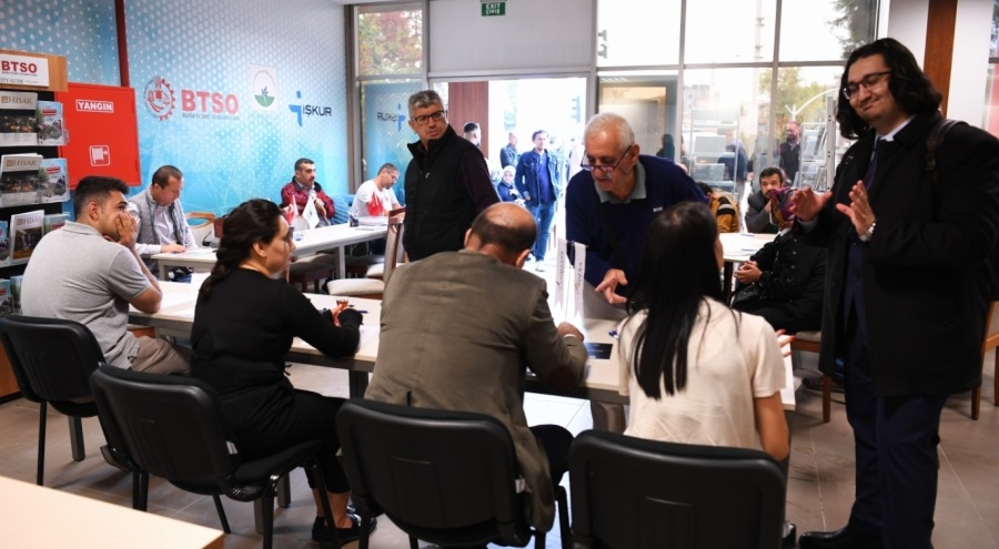 Osmangazi'de istihdam buluşmaları sürüyor