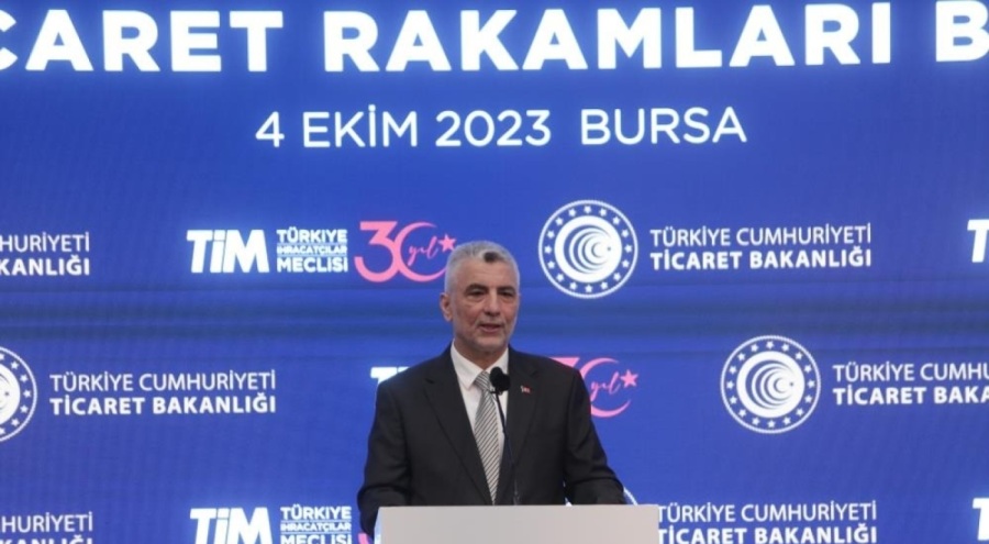Bakan Bolat, 2023 Eylül dış ticaret rakamlarını Bursa'da açıkladı