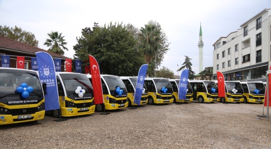Gürsu minibüsleri Burulaş sistemine dahil edildi