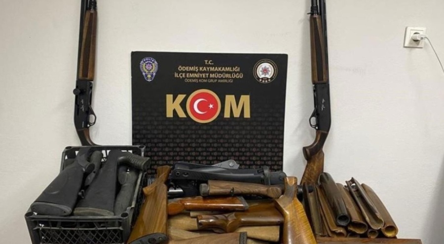 İzmir'de silah imalatı yapılan adrese baskın!