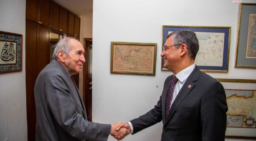 Özgür Özel'den, Altan Öymen'e ziyaret: "Ufuk turu yaptık"