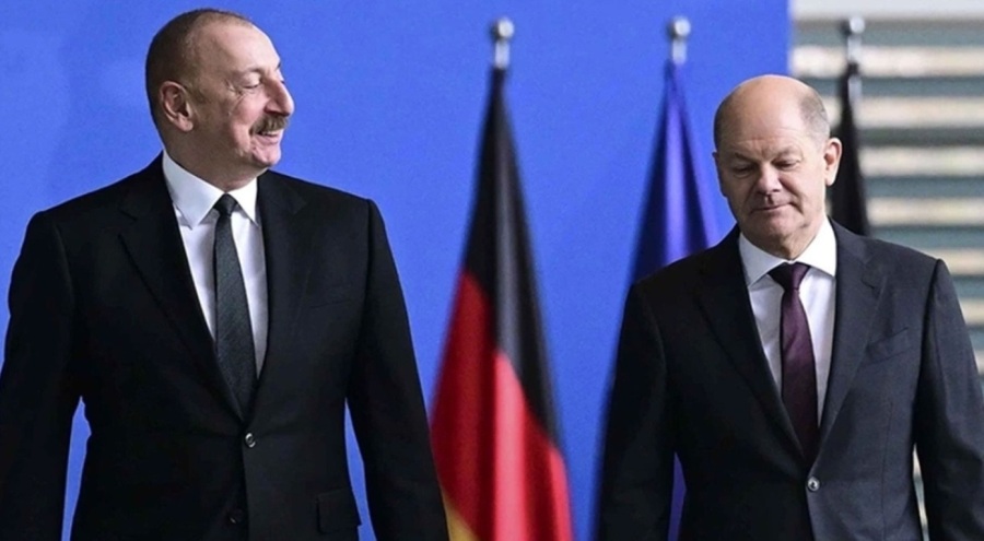 Aliyev  ile Scholz telefonda görüştü
