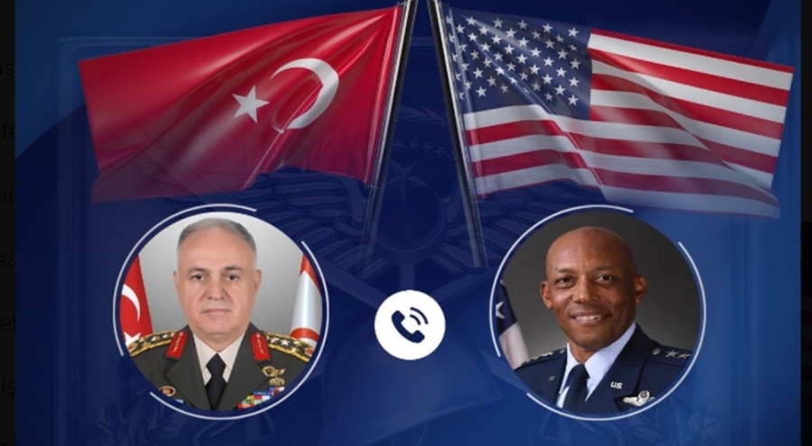 Genelkurmay Başkanı Orgeneral Metin Gürak, ABD'li mevkidaşı Charles Q. Brown JR. ile görüştü