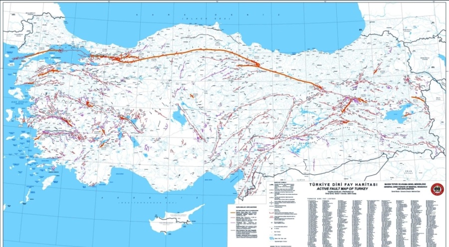 Diri fay hattı haritası güncellendi: 45 il arasında Bursa da var