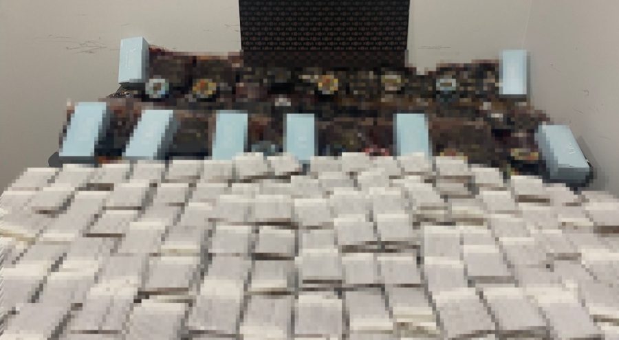 TEM'de operasyon düzenlendi! 245 kilo kaçak tütün çıktı