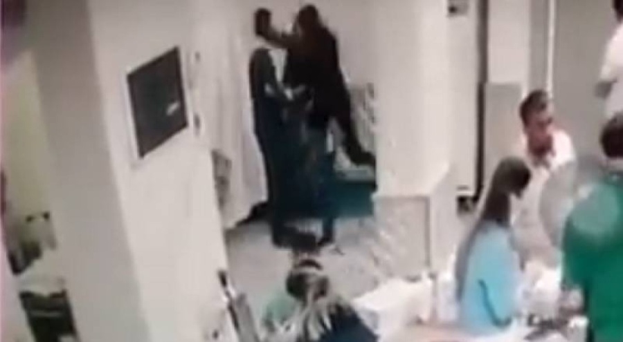 Eşine iğne yapan erkek hemşireye yumruk atan şahsa gözaltı