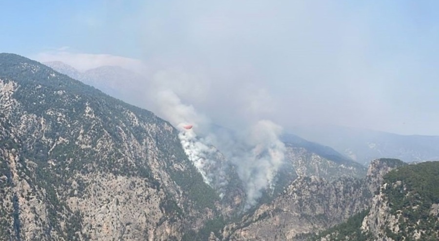Burdur'da korkutan yangın!