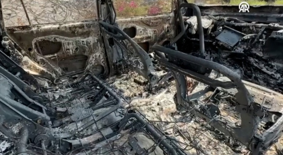 Sderot çatışma sonrası görüntülendi