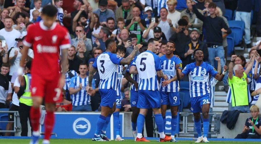 Liverpool, Brighton ile berabere kaldı