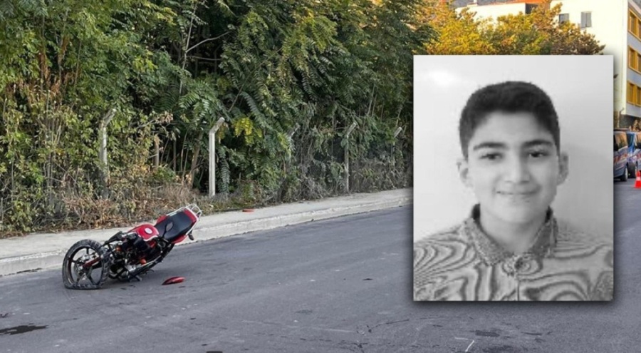 Motosikletle kaldırıma çarpan 13 yaşındaki ortaokul öğrencisi yaşamını yitirdi