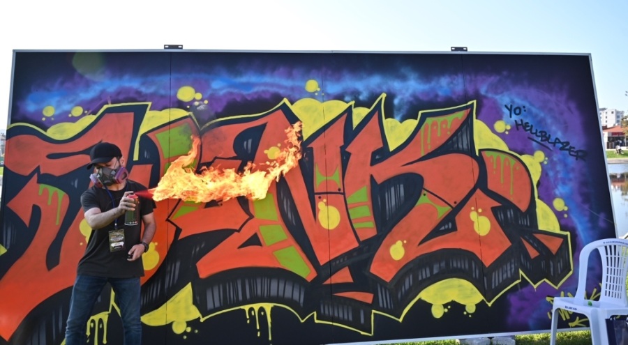 Bursa'da Grafiti Şenliği düzenlendi