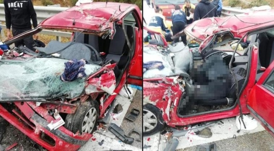 Otomobil tıra arkadan çarptı: 4 kişi feci şekilde öldü