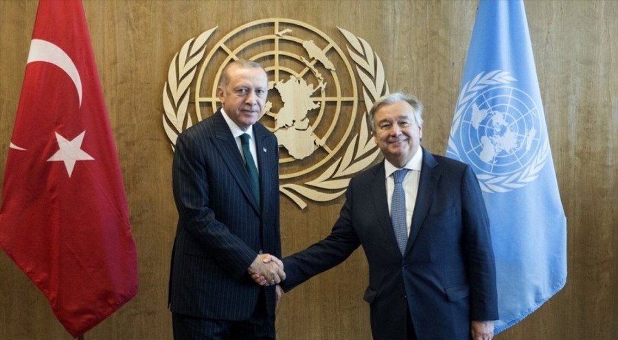 Erdoğan BM Genel Sekreteri Guterres ile görüştü