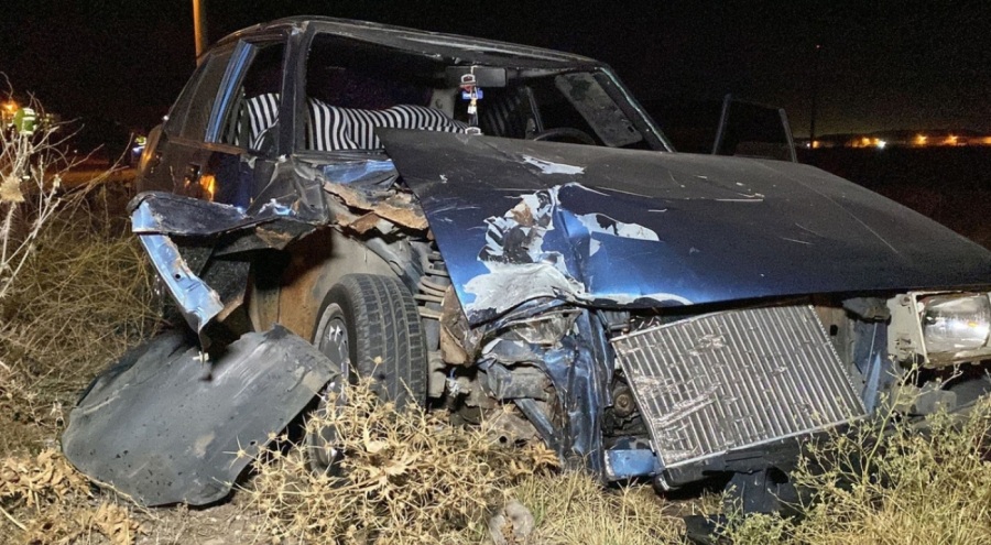 Aksaray'da otomobille çarpışan motosikletli kurye hayatını kaybetti