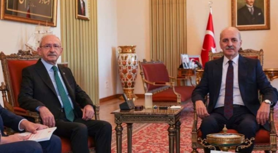 Kılıçdaroğlu'ndan TBMM Başkanı'na ziyaret