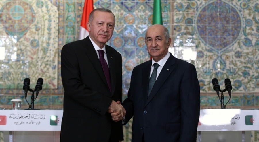 Erdoğan, Cezayir Cumhurbaşkanı Tebbun ile görüştü