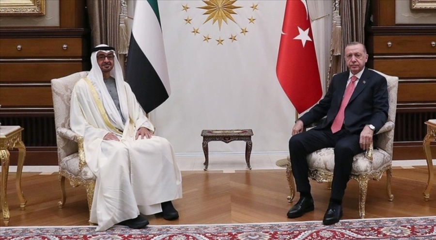 Cumhurbaşkanı Erdoğan, BAE Devlet Başkanı Al Nahyan ile İsrail-Filistin hakkında görüştü