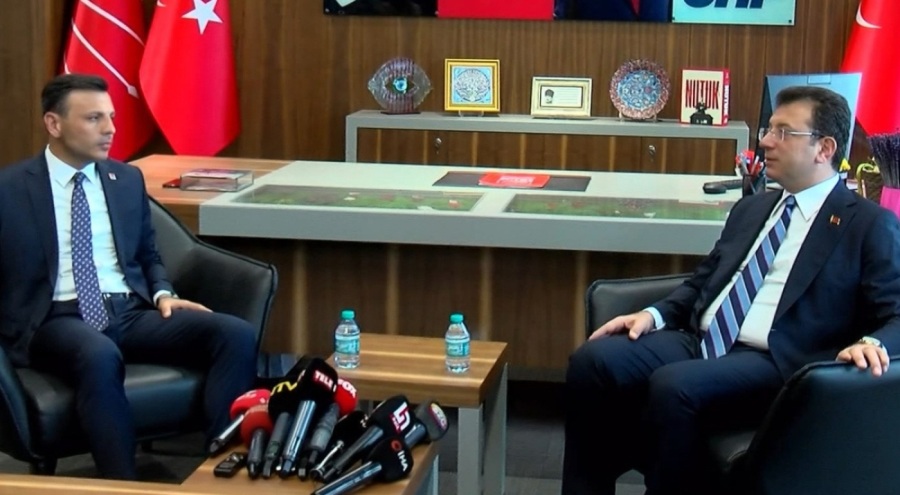 İmamoğlu'ndan Özgür Çelik'e ziyaret